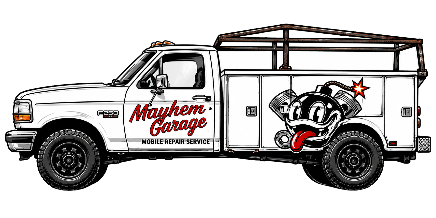 Mayhem Garage Mobile Truck